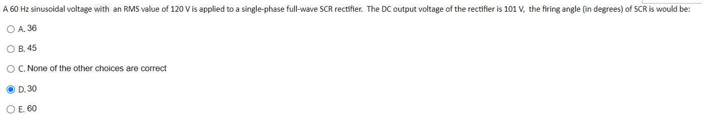 Solved A 60 Hz sinusoidal voltage with an RMS value of 120 V | Chegg.com
