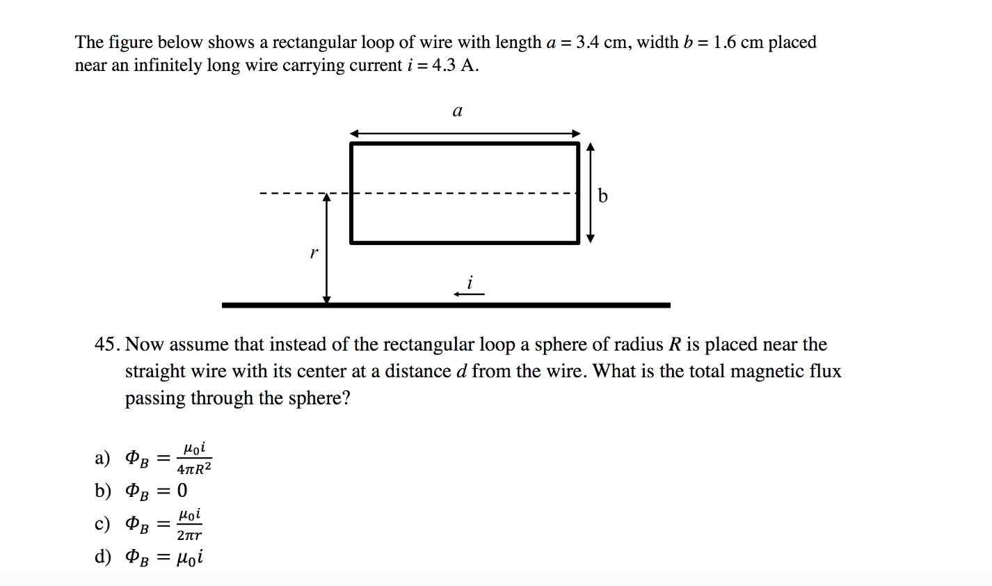 Solved The figure below shows a rectangular loop of wire | Chegg.com