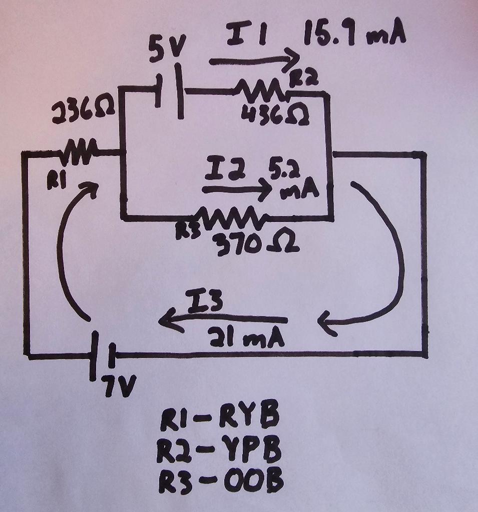 Solved Find the theoretical values for V, I and R for the