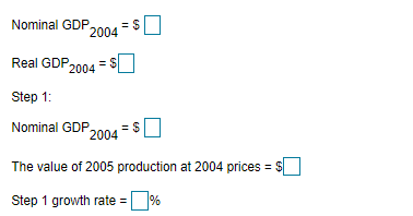 Solved Using The Above Data, Calculate Real GDP For | Chegg.com