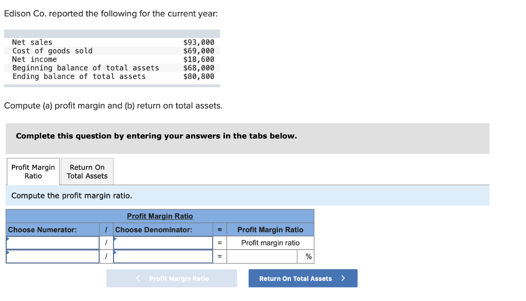 Solved Edison Co. reported the following for the current