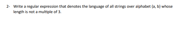 Solved Write a regular expression that denotes the language | Chegg.com