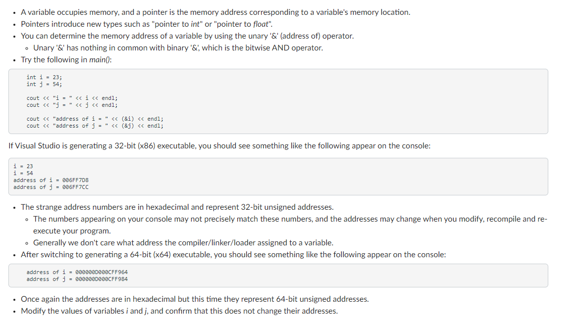 Solved In the main() function, incrementally perform the | Chegg.com