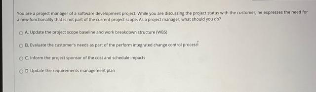 Solved Question 8 Which Of The Following Activities Is The | Chegg.com