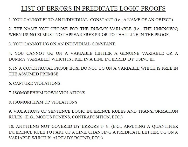 Solved 5. Find The Errors And Identify Them. Put 'x' Next To | Chegg.com