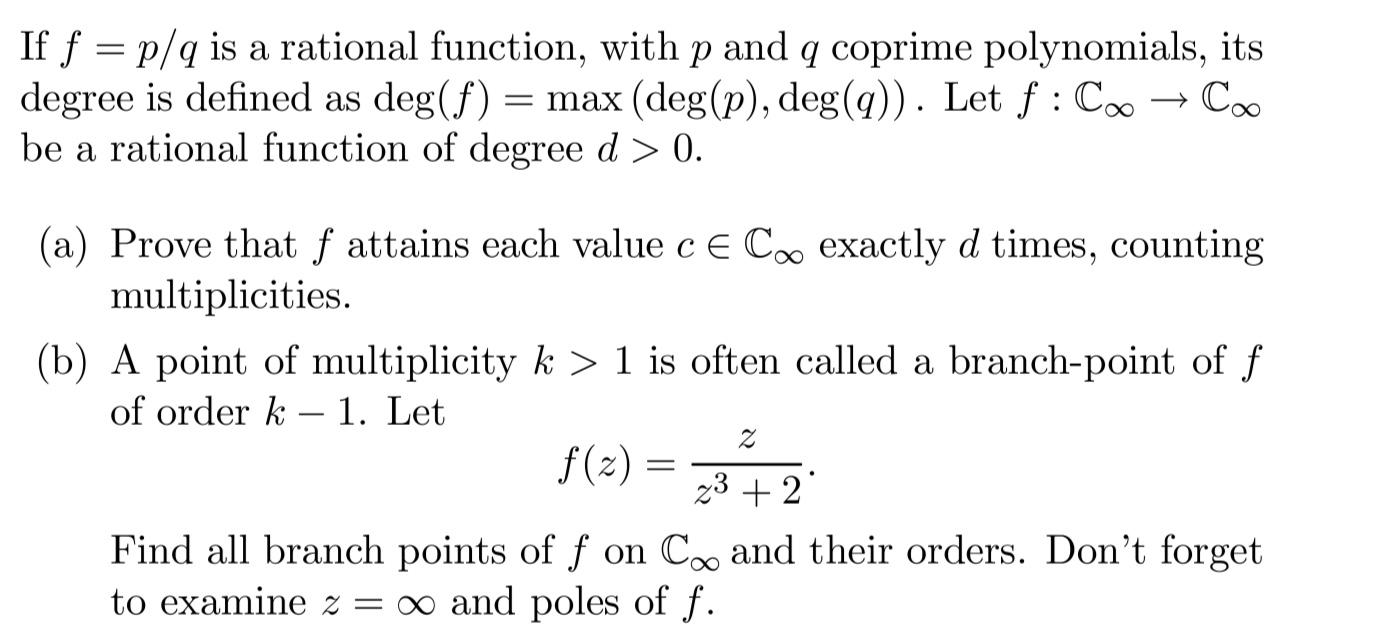Solved Hi, I’d really appreciate any help for this Complex | Chegg.com