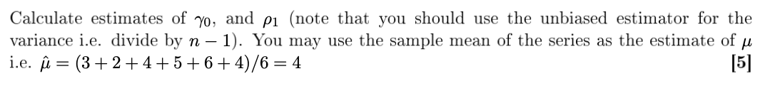 Solved In all the questions, {et} is a white noise with | Chegg.com