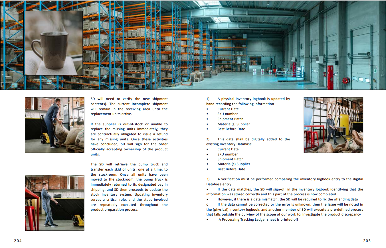 Solved 3.1.3. Receipt of Goods PROCESS FOR RECEIPT OF GOODS | Chegg.com