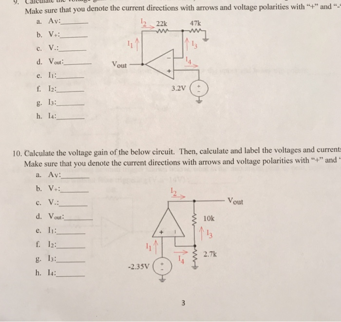 Current Directions Example Solved Make sure that you denote the current directions with | Chegg.com