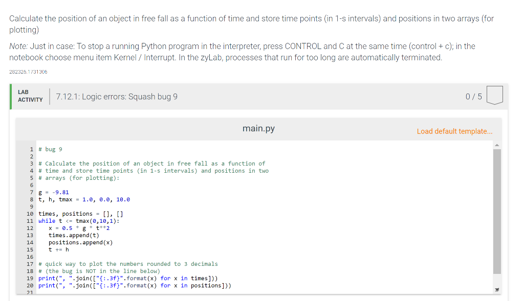 solved-calculate-the-position-of-an-object-in-free-fall-as-a-chegg