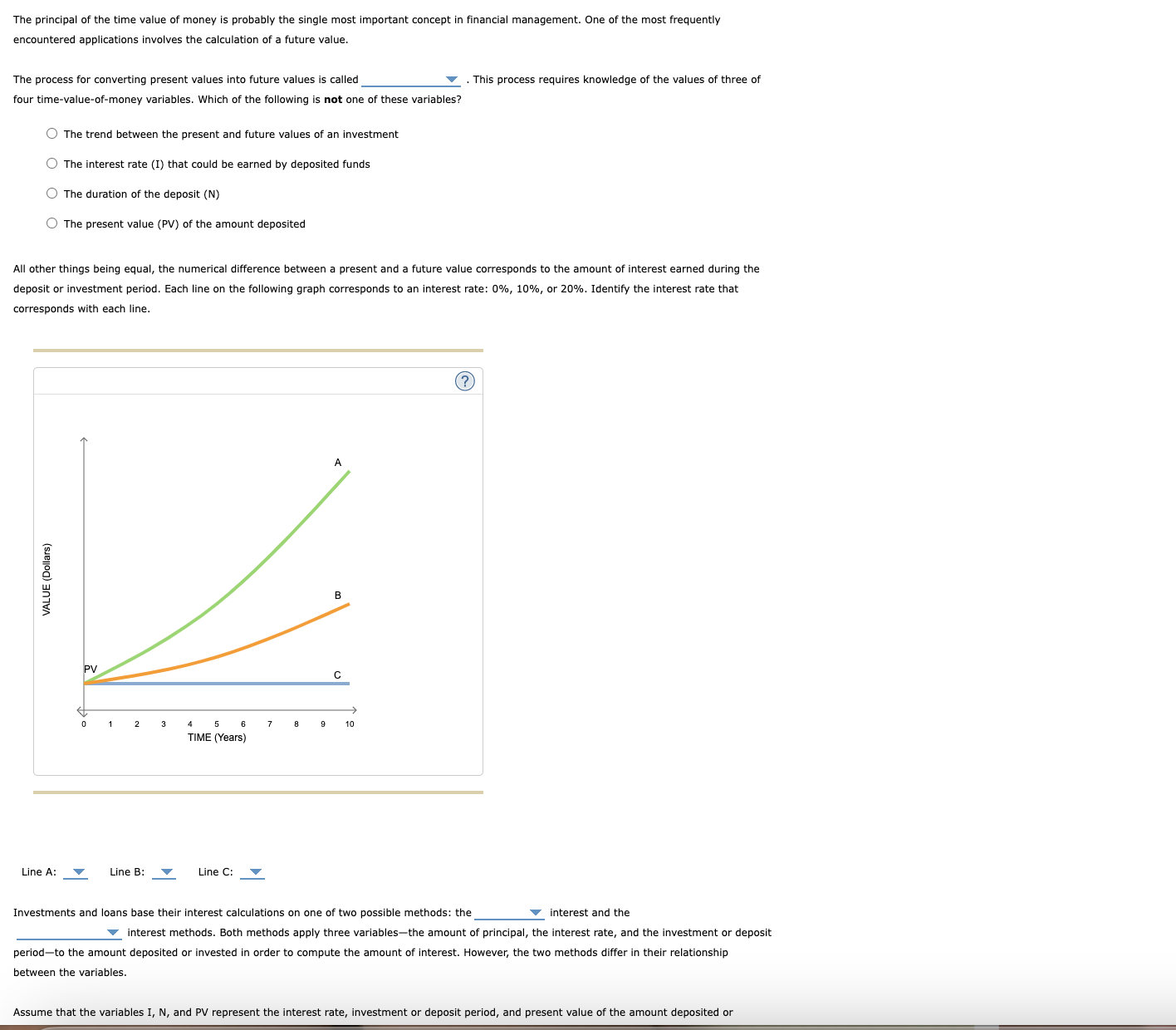 Solved The principal of the time value of money is probably | Chegg.com