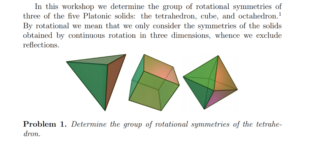 Solved In This Workshop Three Of The Five Platonic Solids: | Chegg.com