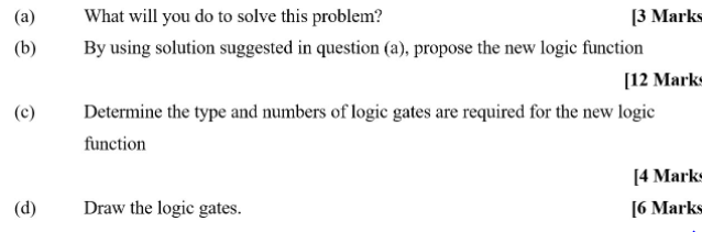 Solved A logic program produces set of logic data as | Chegg.com