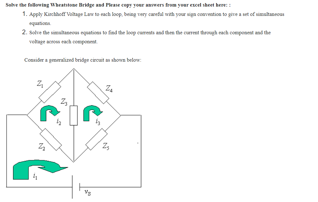Solved Solve the following Wheatstone Bridge and Please copy | Chegg.com