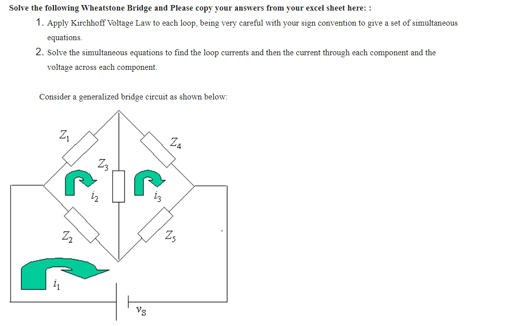 Solved Solve The Following Wheatstone Bridge And Please Copy | Chegg.com