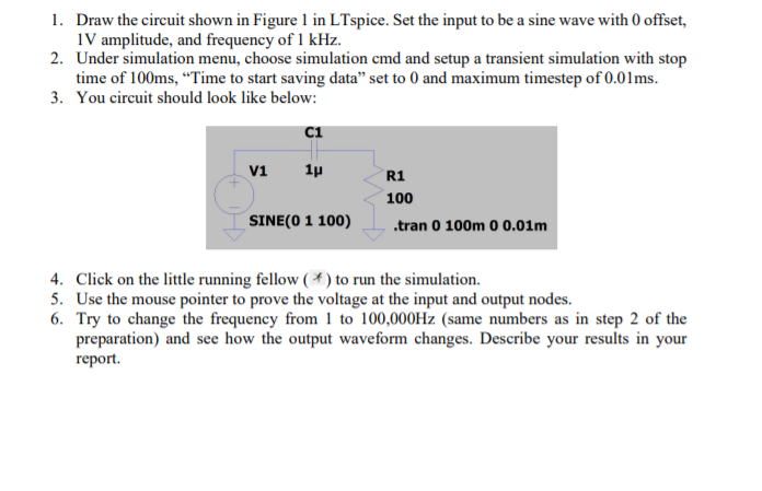 Solved How do you do this using LTspice for the circuit in | Chegg.com