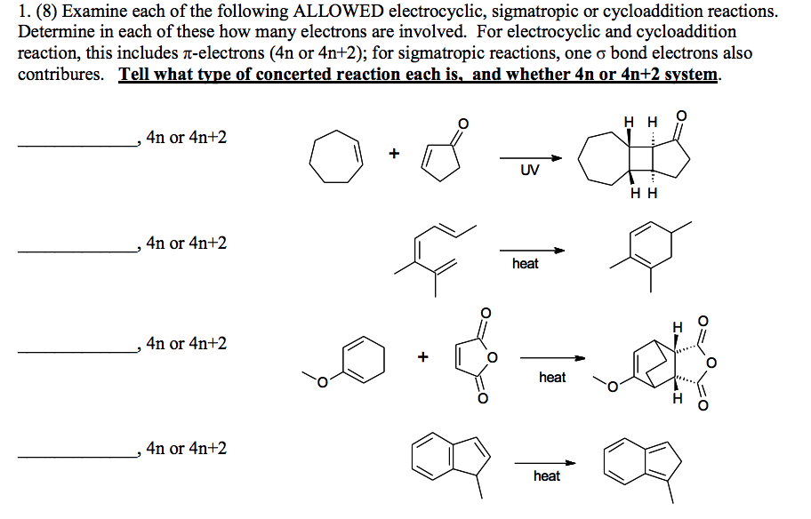 Solved 1 8 Examine Each Of The Following Allowed Chegg Com