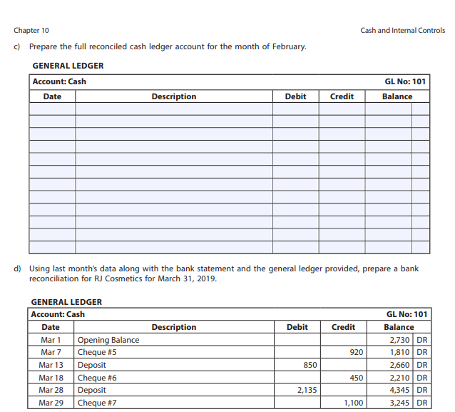 Solved AP-8A LO 3 - The following cash ledger contains | Chegg.com