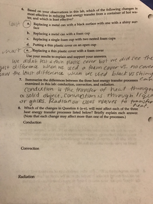 Solved which of the changes in question 6 will most affect | Chegg.com