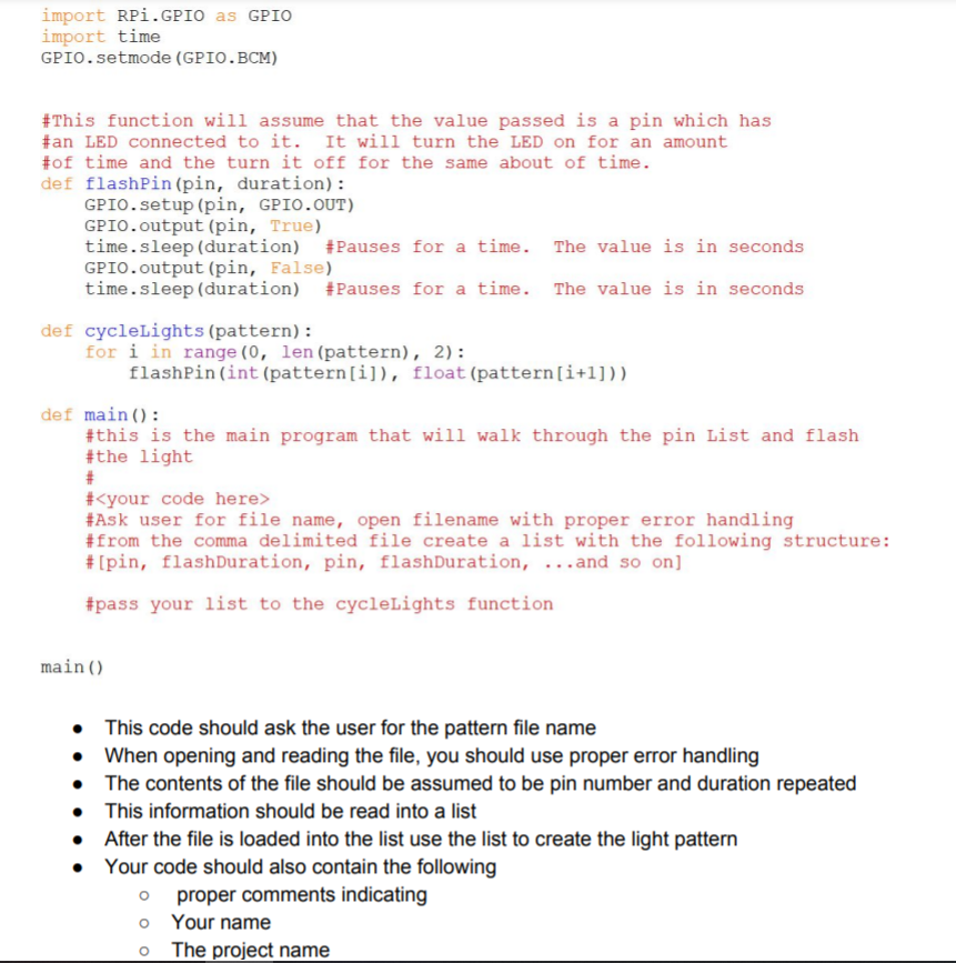 Solved I need to get this python code to do exactly as the | Chegg.com