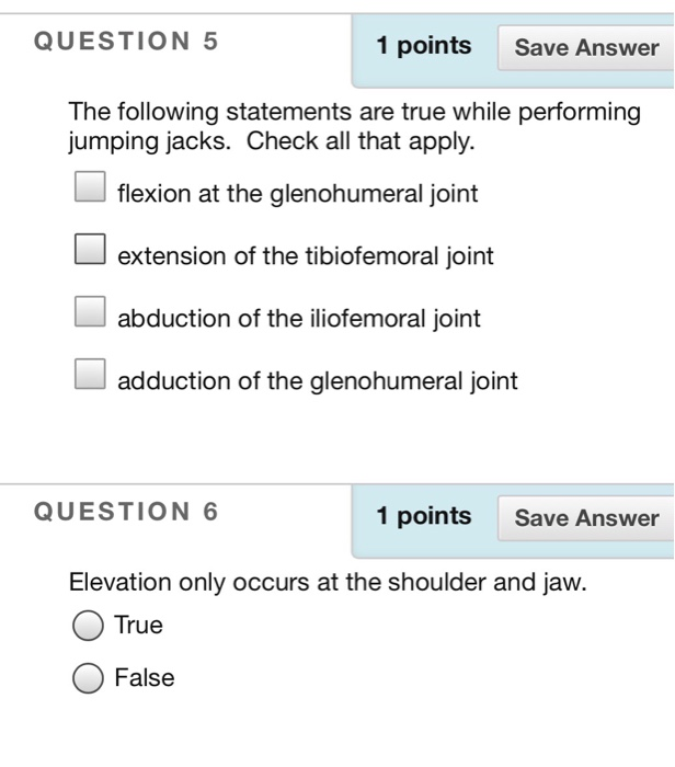 Solved QUESTION 5 1 points Save Answer The following | Chegg.com