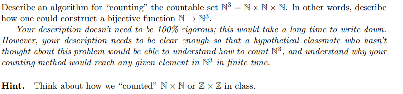 Solved Describe an algorithm for 