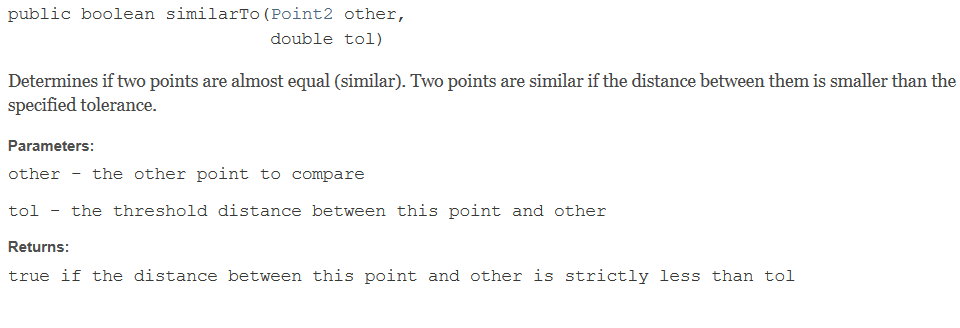 Solved public class Point2 extends java.lang.Object public | Chegg.com