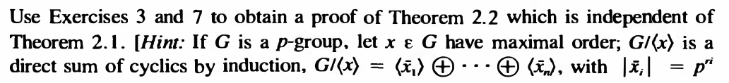 Solved Use Exercises 3 and 7 to obtain a proof of Theorem | Chegg.com