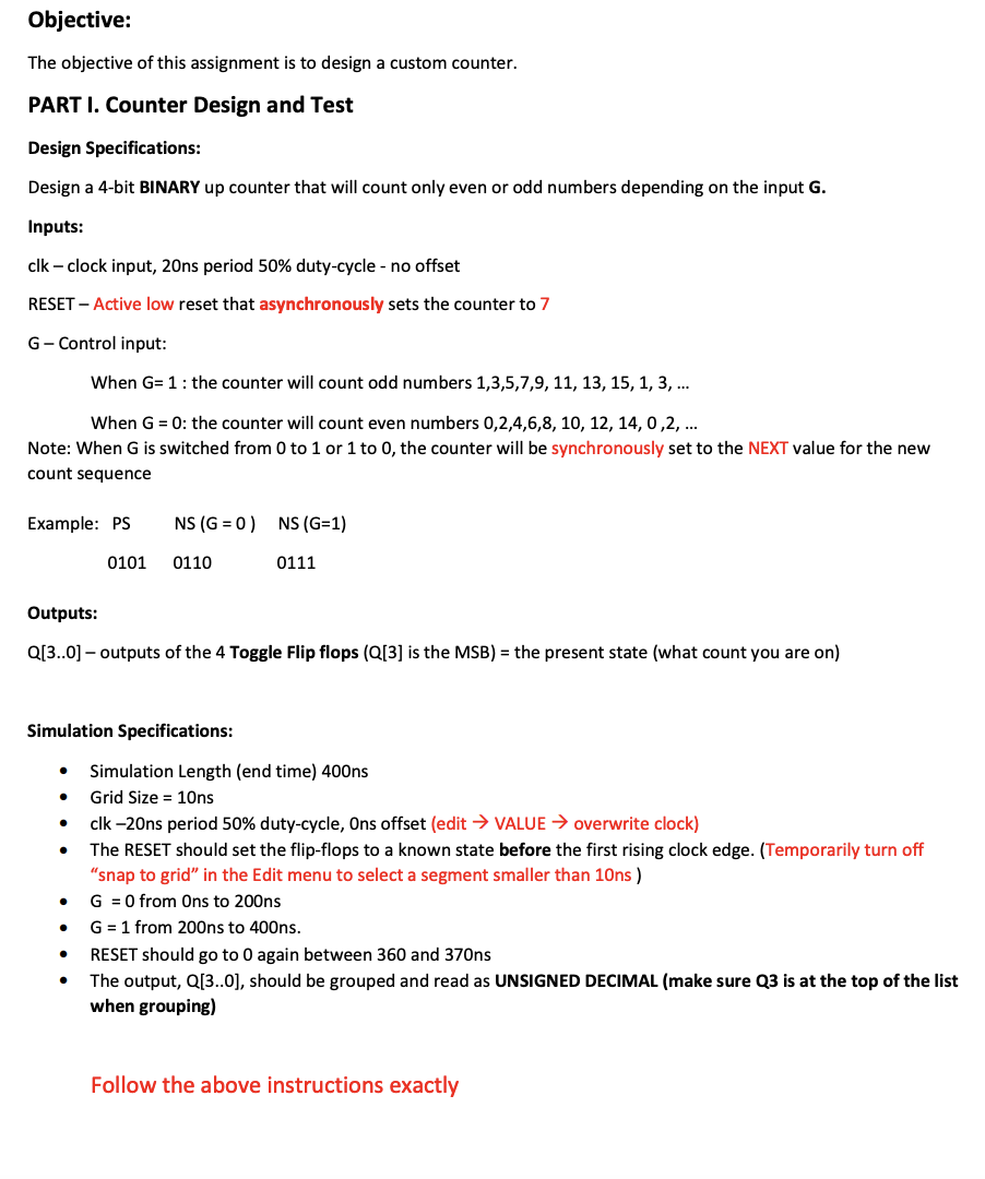 Objective: The objective of this assignment is to | Chegg.com