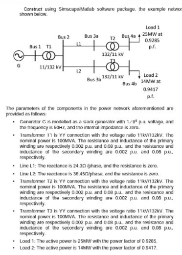 Construct using Simscape/Matlab software package, the | Chegg.com