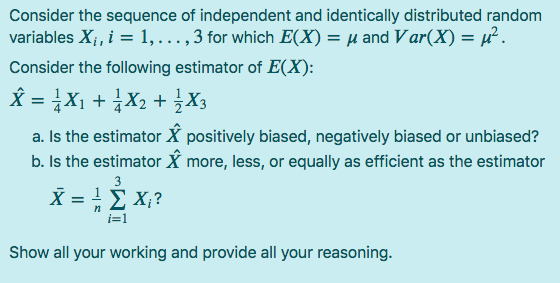 Solved Consider The Sequence Of Independent And Identical Chegg Com