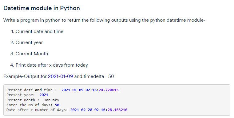 Python Get Current Date