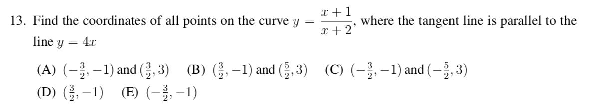 Solved Find the coordinates of all points on the curve , | Chegg.com