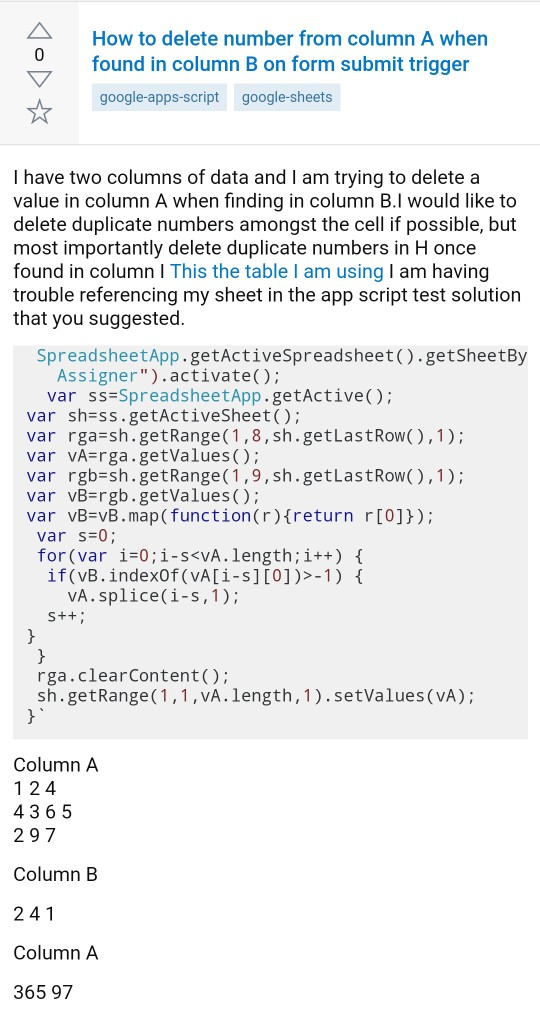 how-to-delete-number-from-column-a-when-found-in-chegg