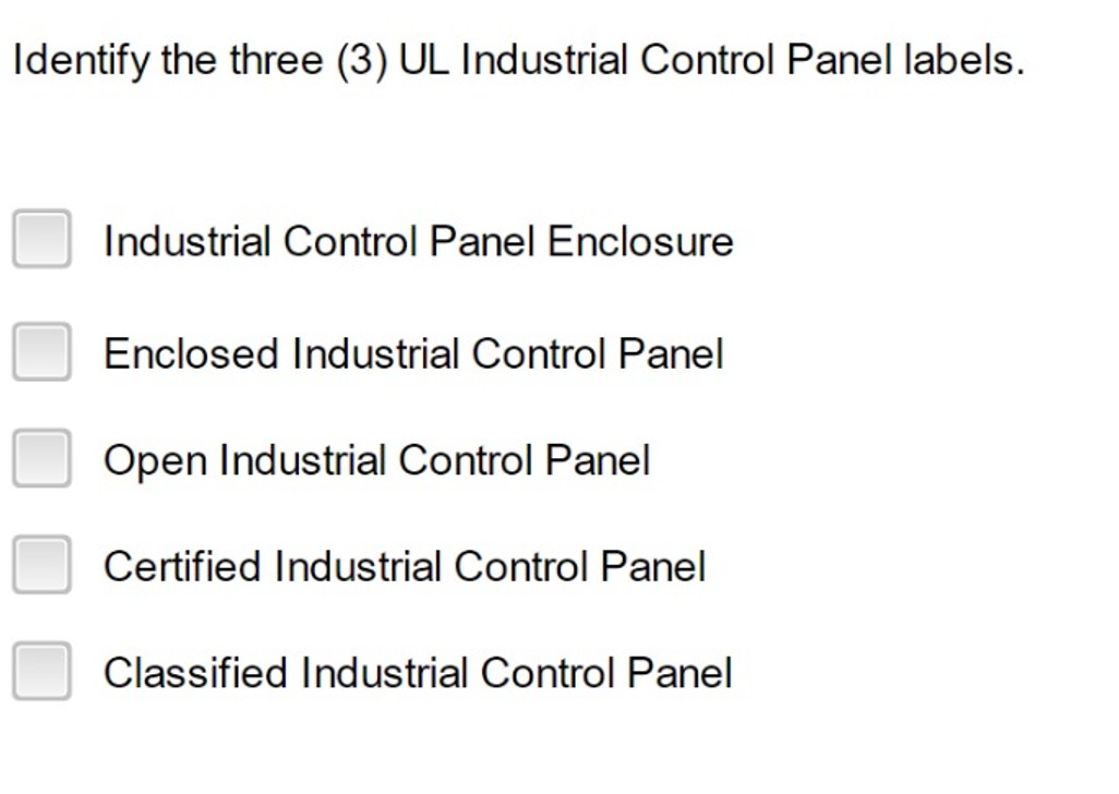 Solved Indetity the three (3) UL IndustIdentify the three | Chegg.com