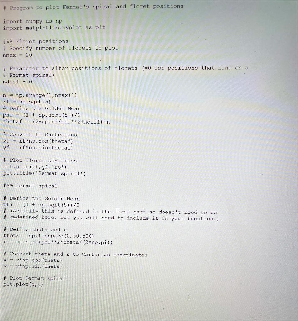 Solved In Python, we normally define our functions in our | Chegg.com