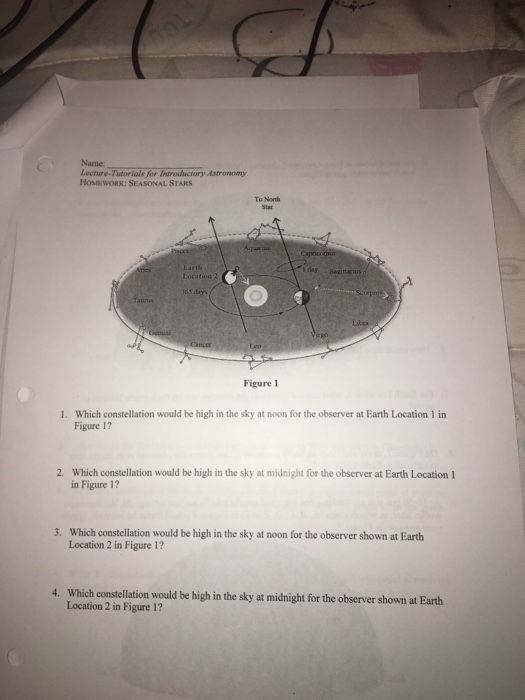 Solved Name: Lecture-Tutorials For Insroductory Astronomy | Chegg.com