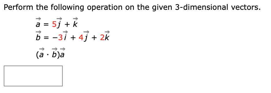 Solved Perform The Following Operation On The Given | Chegg.com