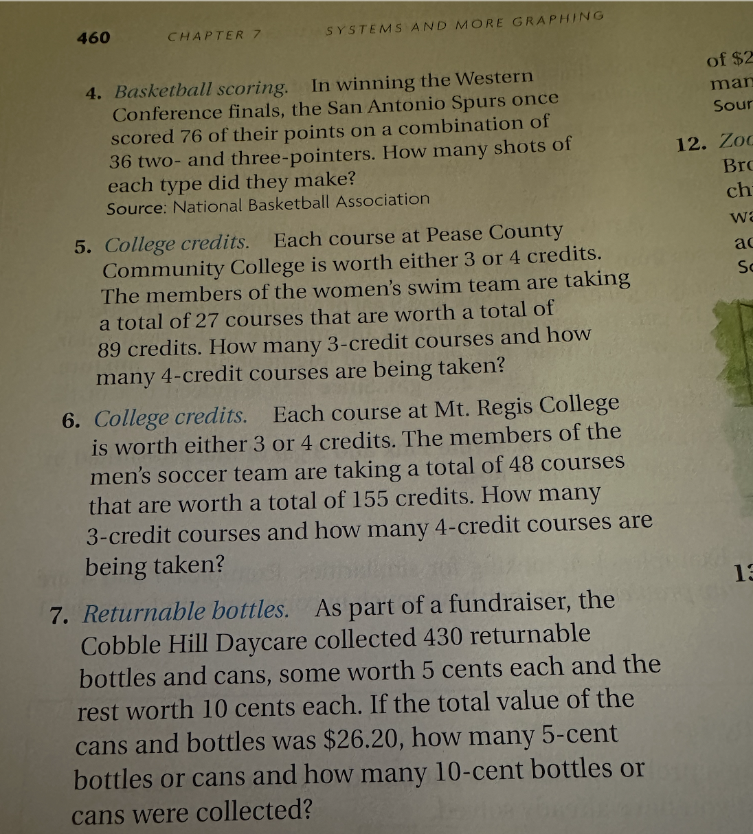 Solved I dont know how to do Question 5 ﻿and 7 ﻿please. | Chegg.com