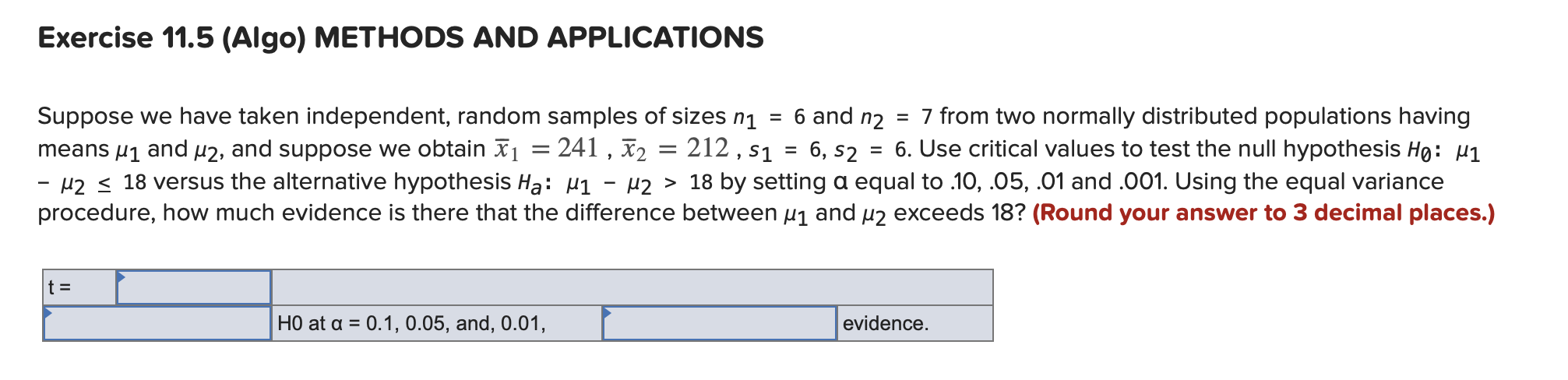 Solved Suppose We Have Taken Independent, Random Samples Of | Chegg.com