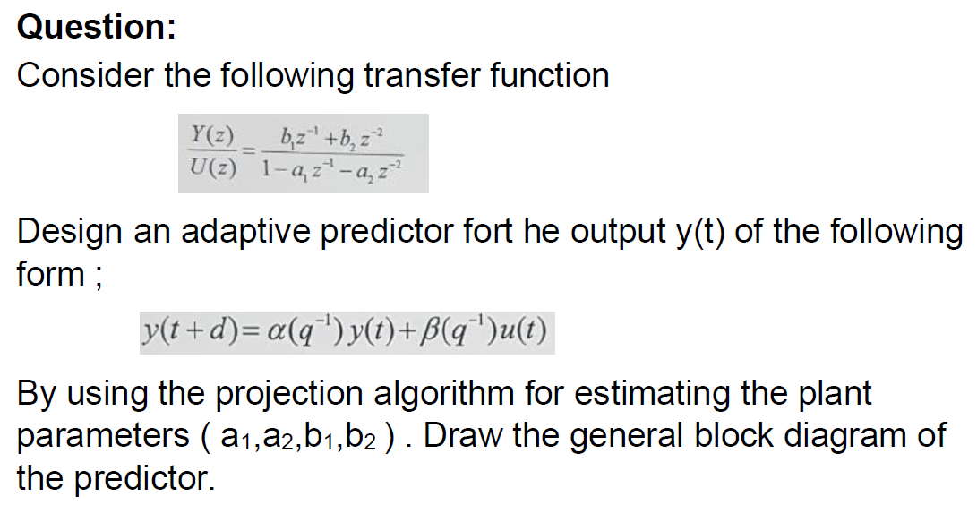 Question Consider The Following Transfer Function Chegg Com