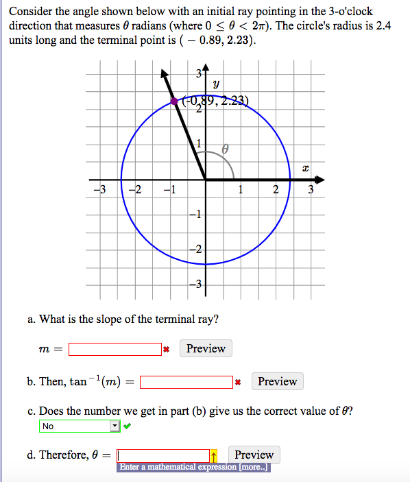 Solved Consider the angle shown below with an initial ray | Chegg.com