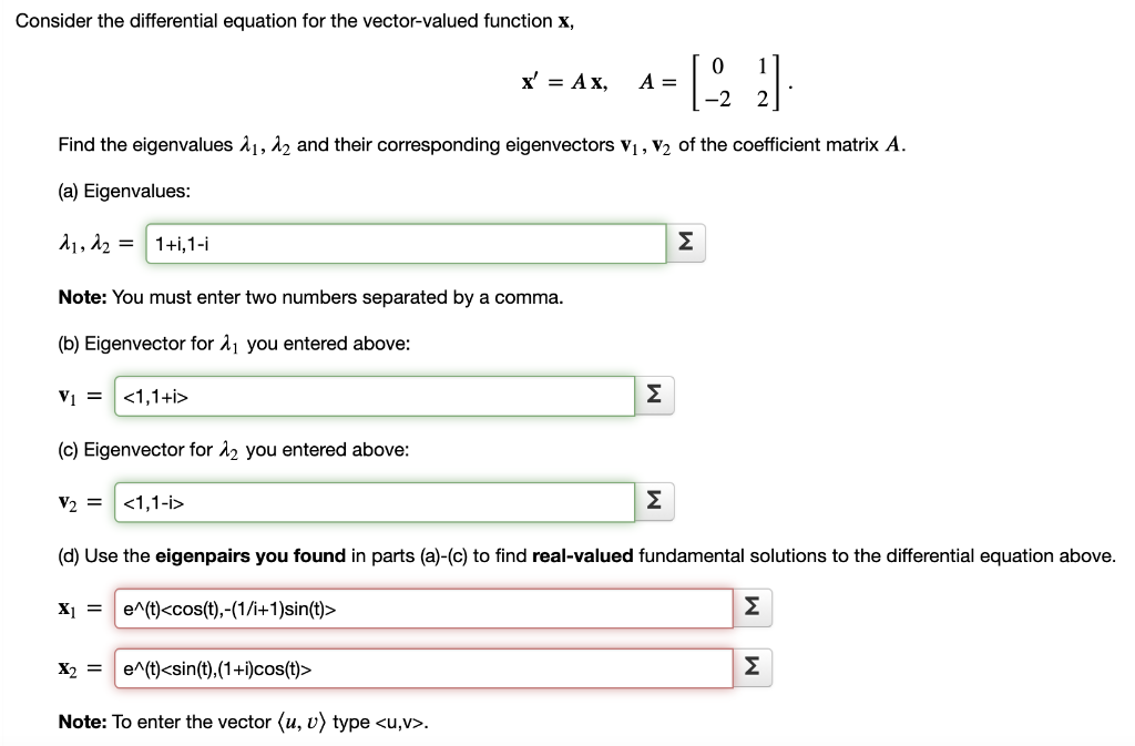 Solved Consider The Differential Equation For The | Chegg.com