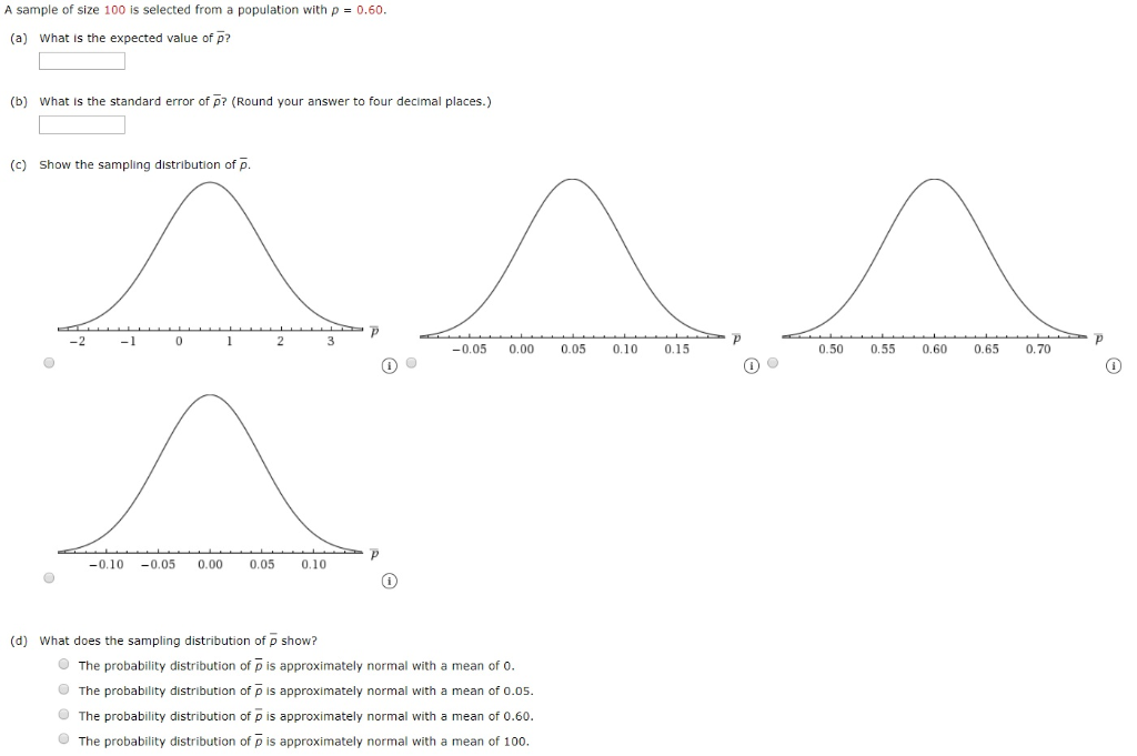 Solved A sample of size 100 is selected from a population | Chegg.com