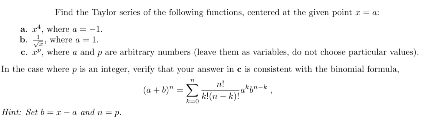 Solved Please make sure to do problem c correctly by | Chegg.com