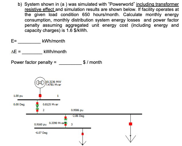 Solved The simplified single line diagram of an industrial | Chegg.com