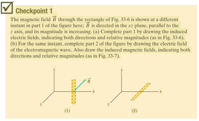 Solved Checkpoint 1 The Magnetic Field B Through The | Chegg.com