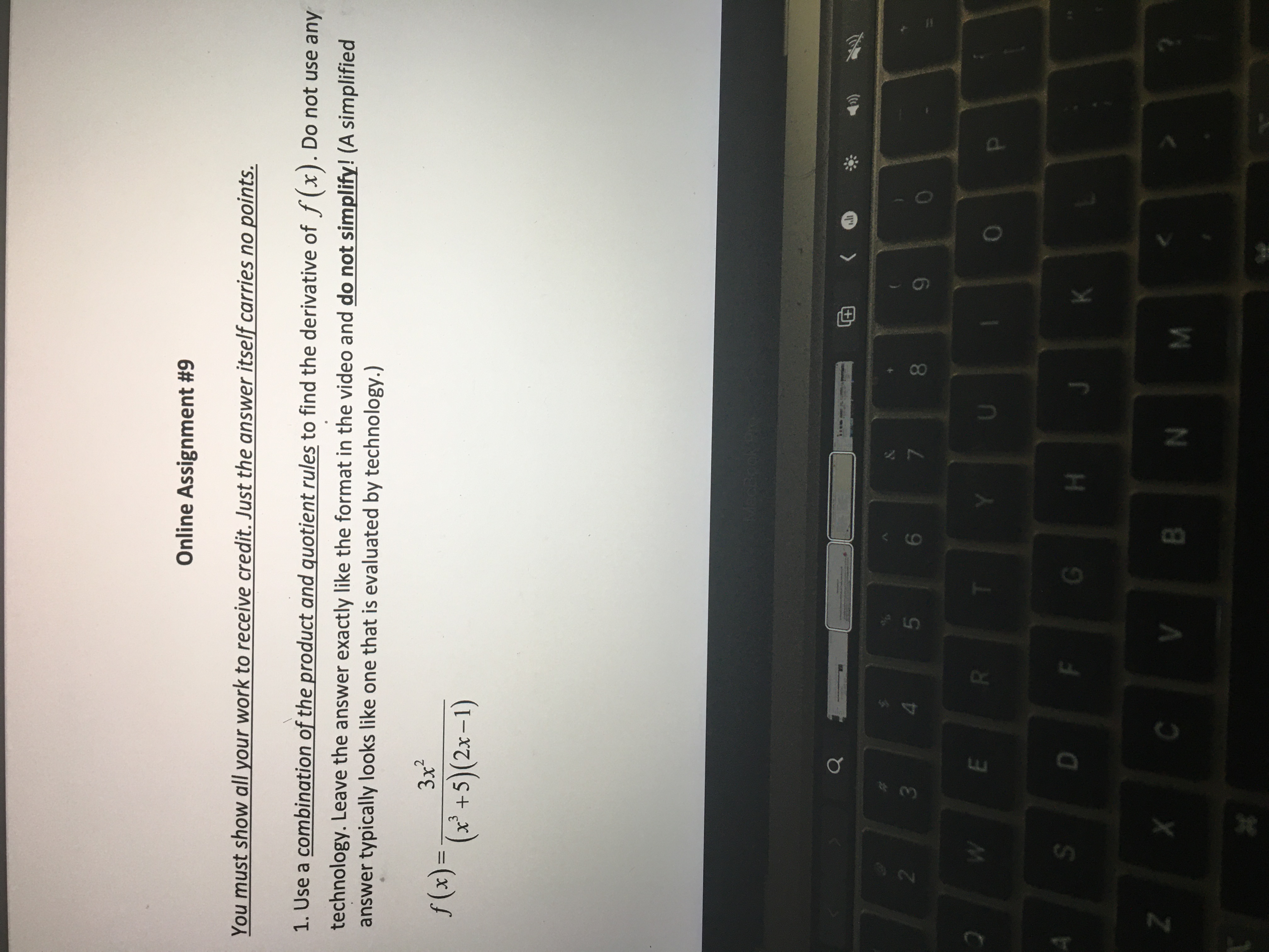 Solved Online Assignment #9 You must show all your work to | Chegg.com