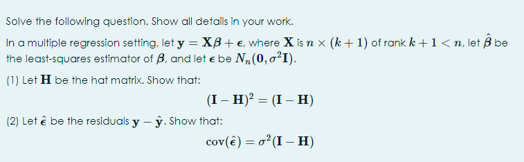 Solved Solve The Following Question Show All Details In Chegg Com