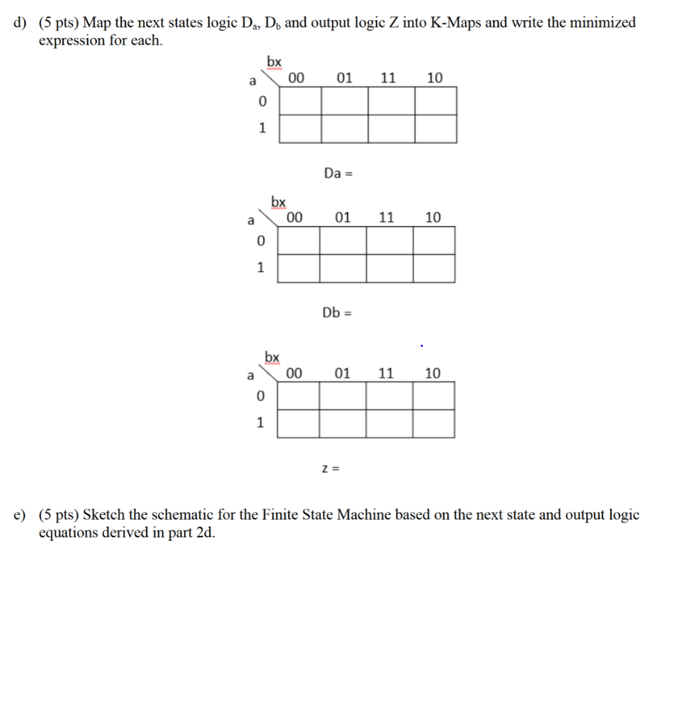 Solved Exercise 2 (25pts) Complete the following questions | Chegg.com